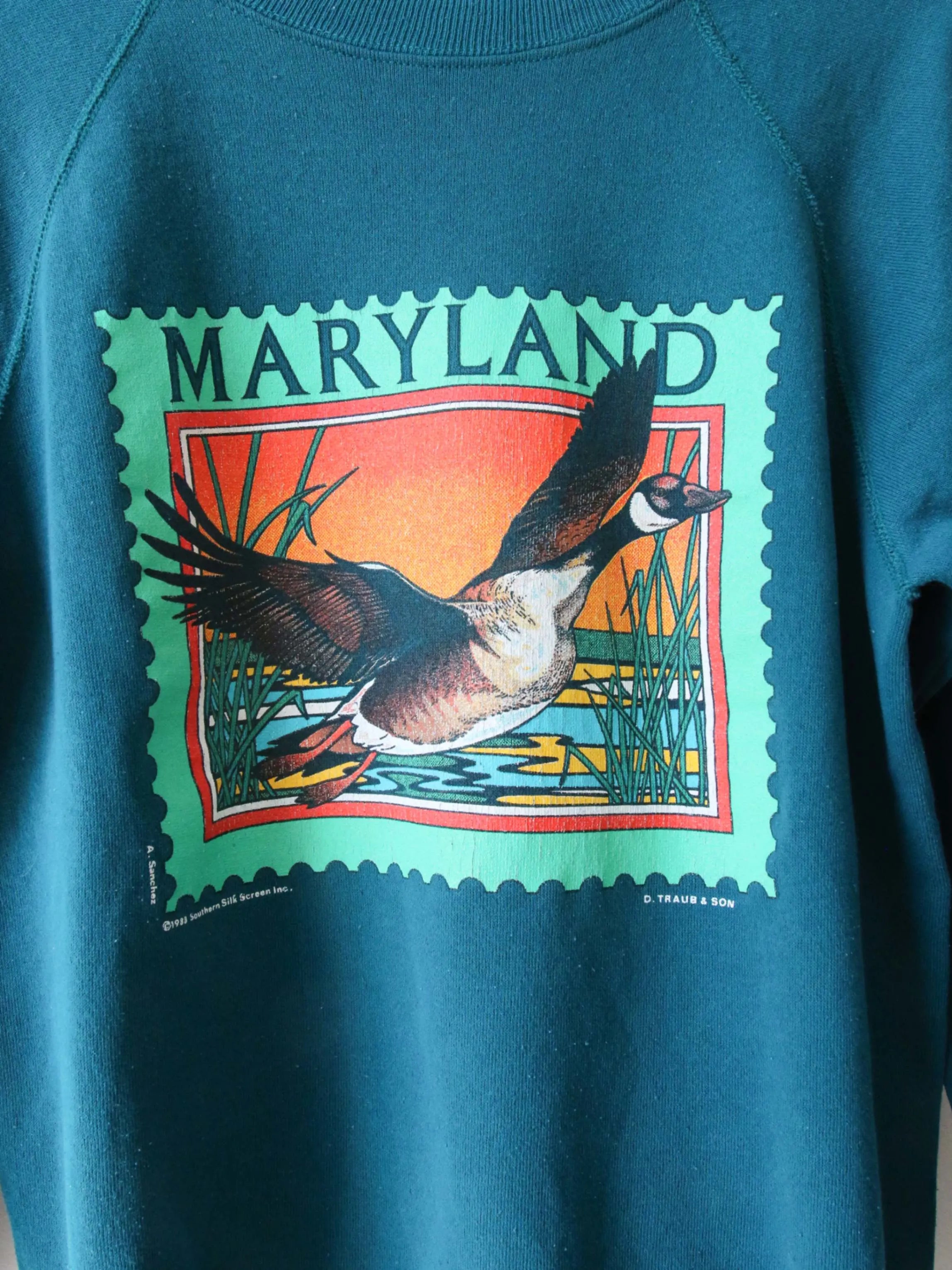 Vintage Maryland Stamp Sweatshirt