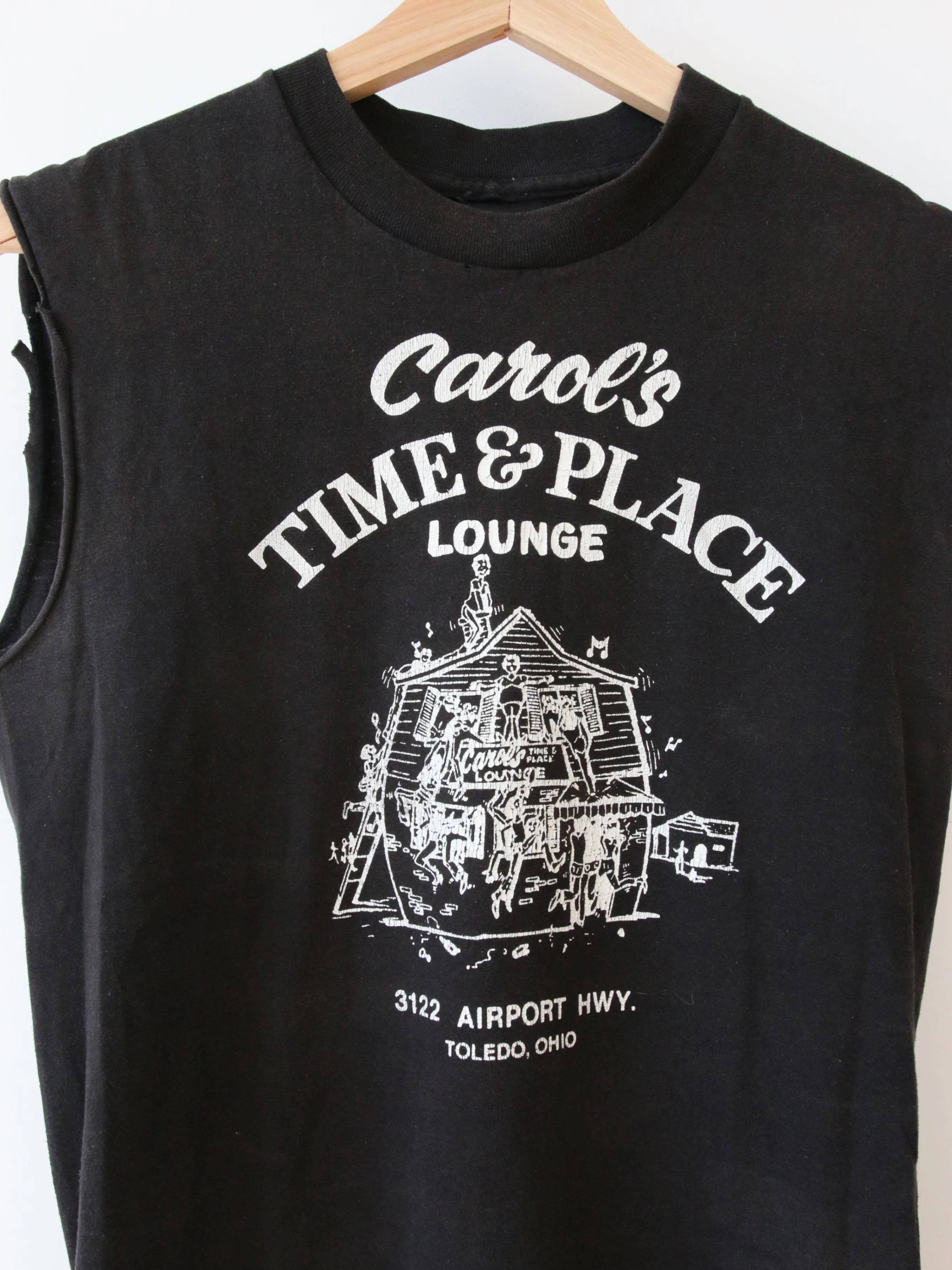 Vintage Faded Cut-off Tee