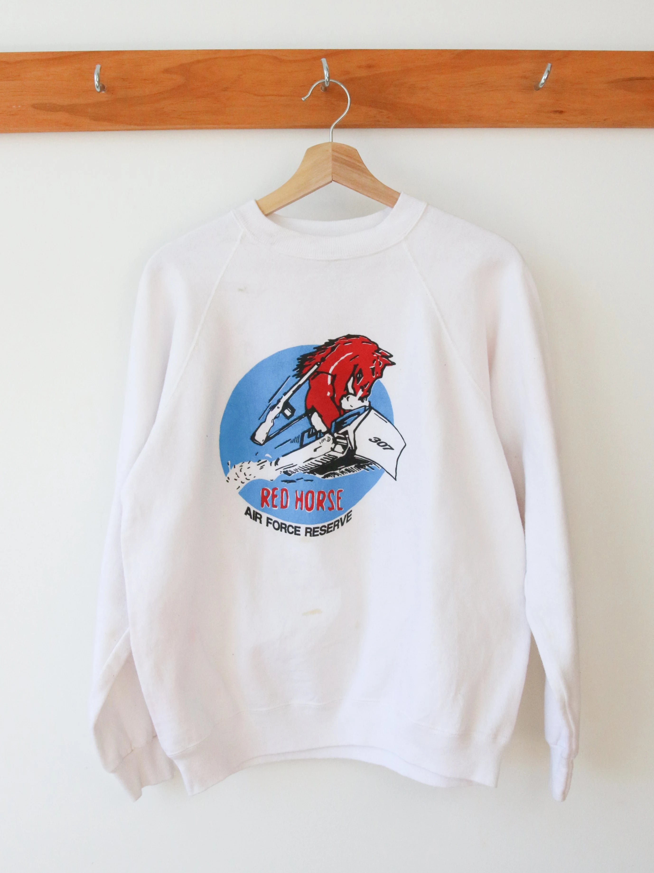 Vintage Red Horse Air Force Sweatshirt