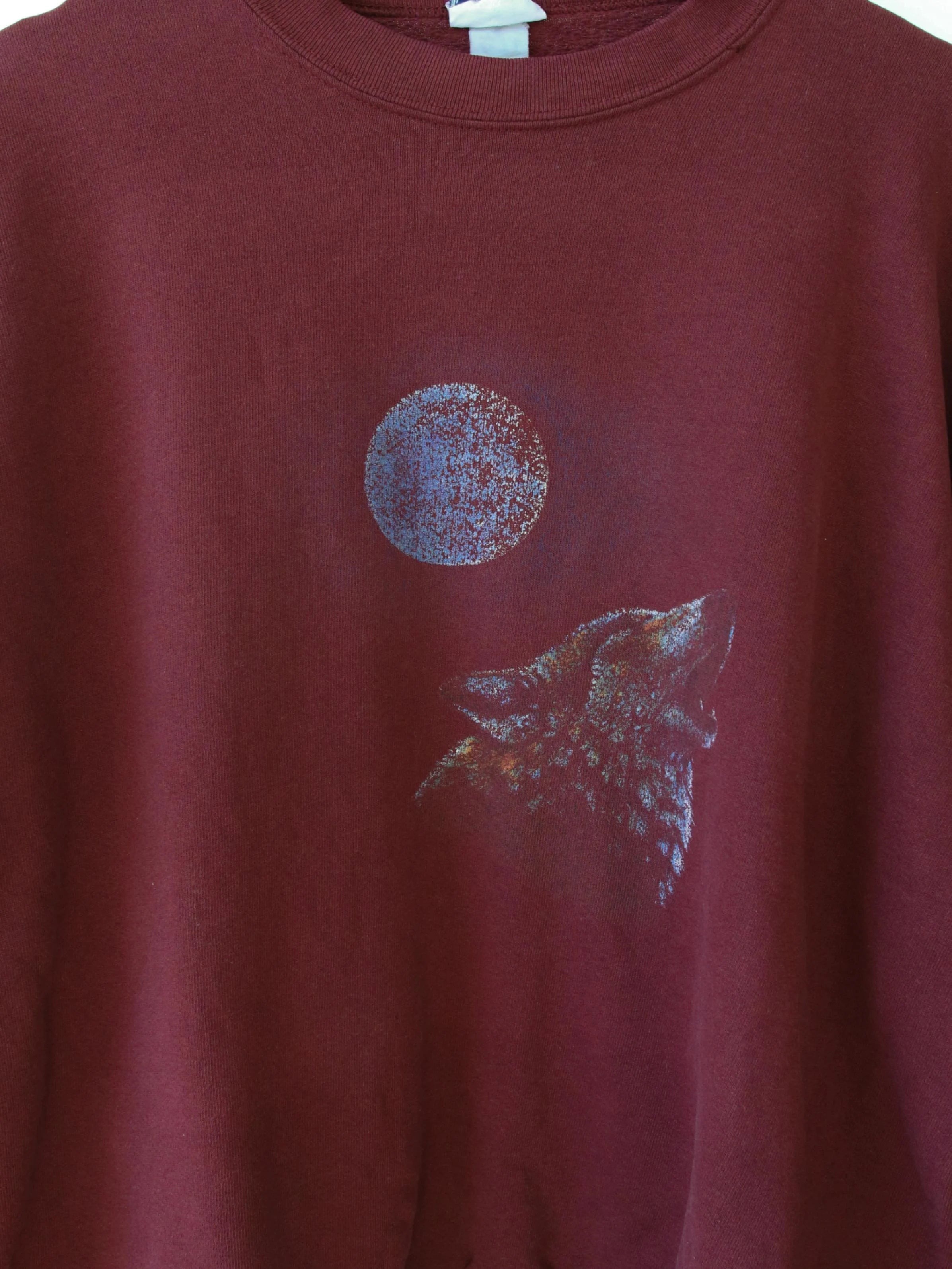 Vintage Faded Wolf Sweatshirt