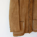 Vintage Caramel Suede Jacket