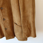 Vintage Caramel Suede Jacket