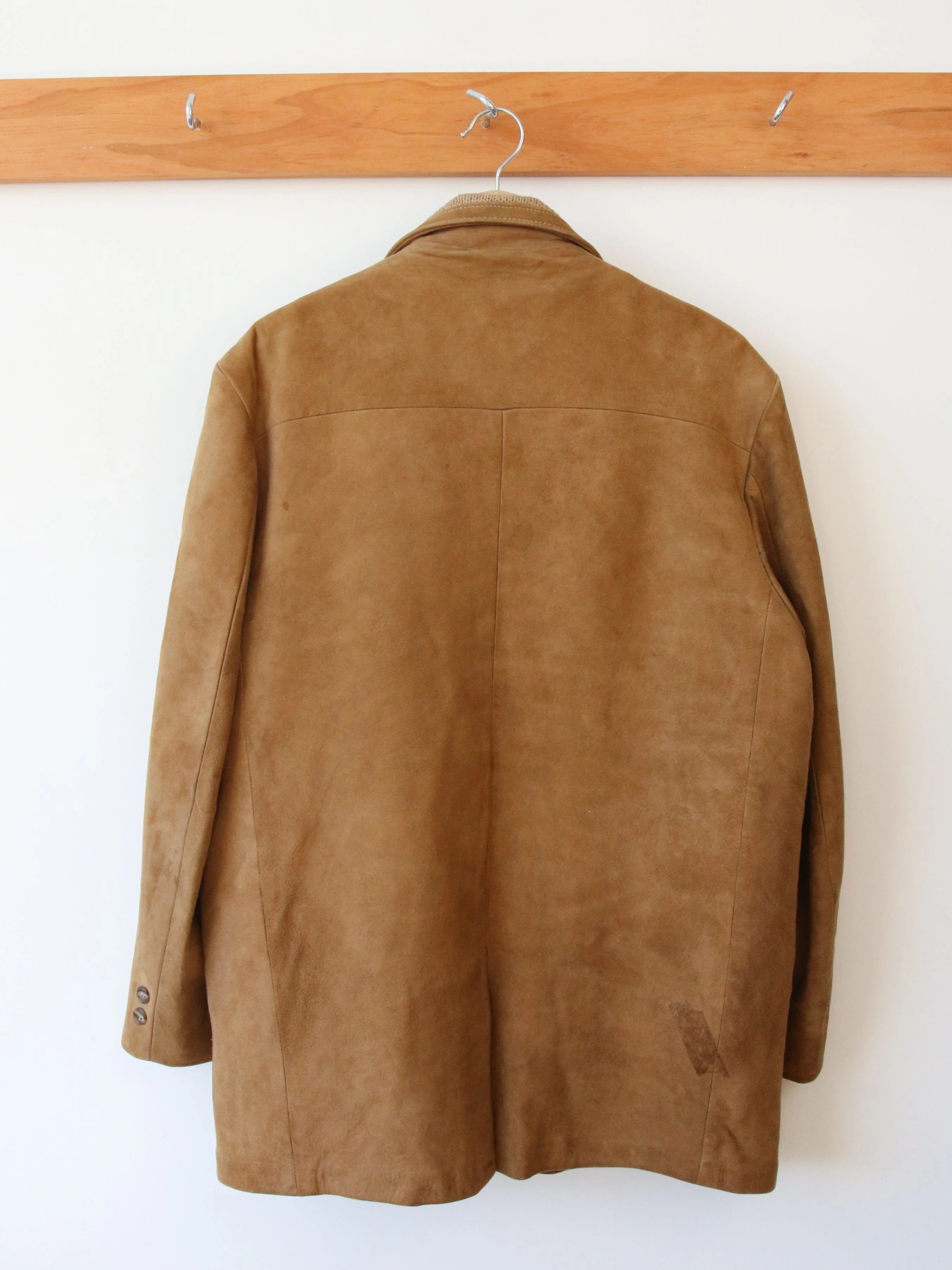 Vintage Caramel Suede Jacket