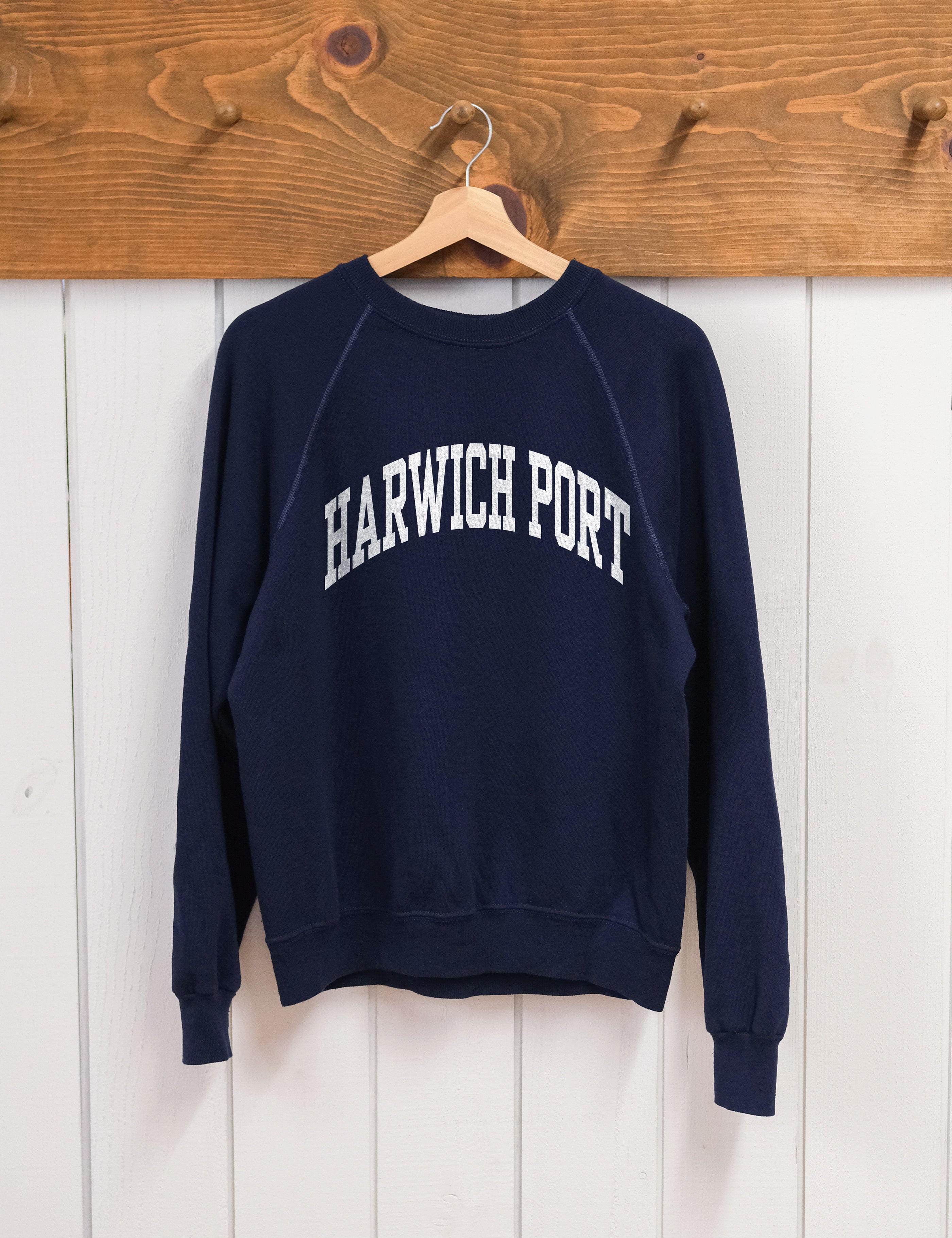 Harwich Port Upcycled Postcard Sweatshirt